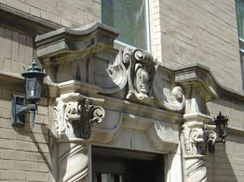 Decorative vintage entry